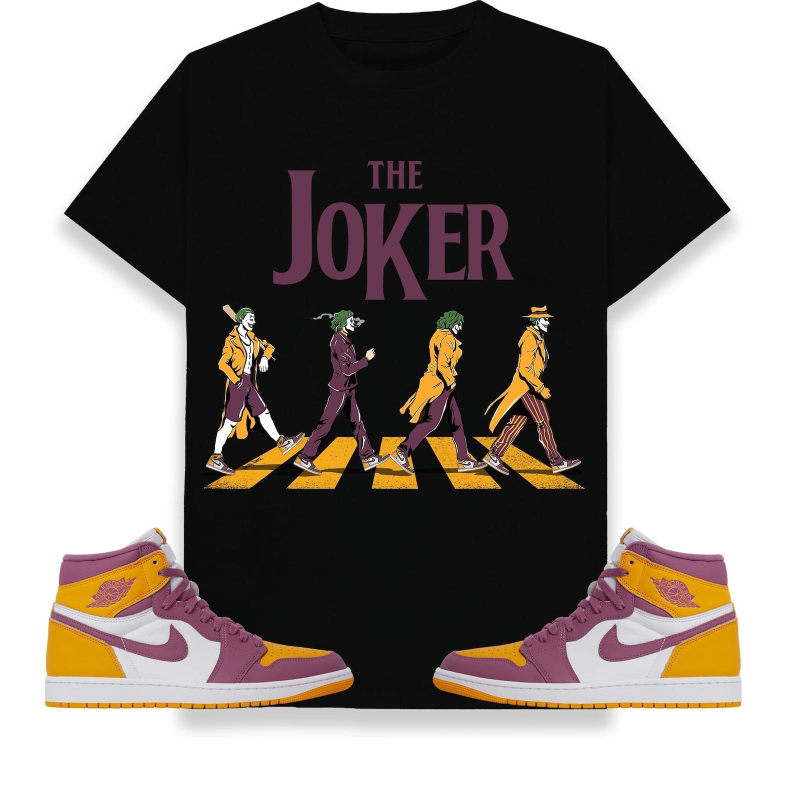 The Joker Unisex Shirt Match Jordan 1 Retro High OG Brotherhood T-Shirt, Sneaker Match Tee