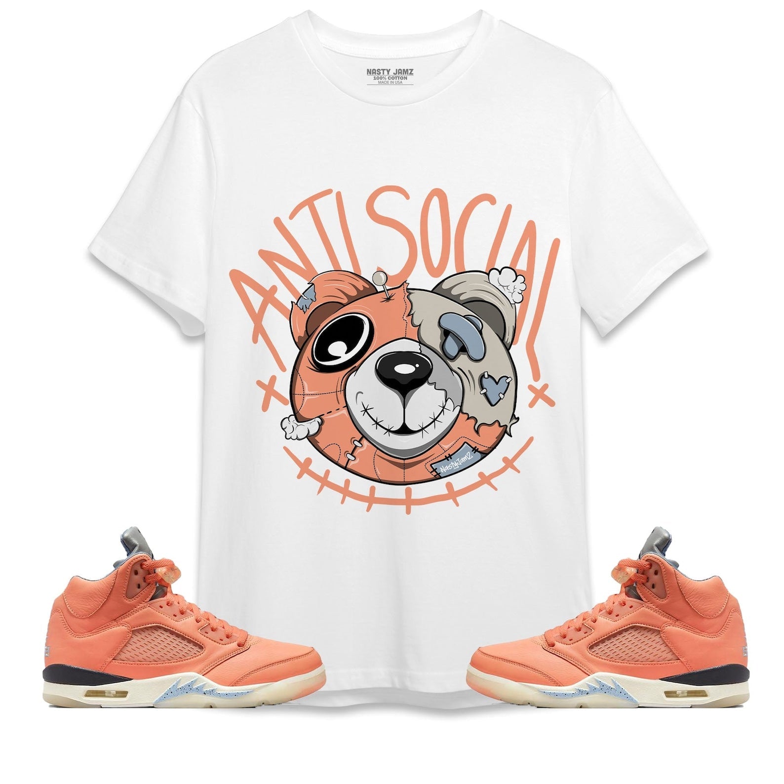 Atsc Head Ber Unisex Shirt Match Jordan 5 Crimson Bliss T-Shirt, Sneaker Match Tee