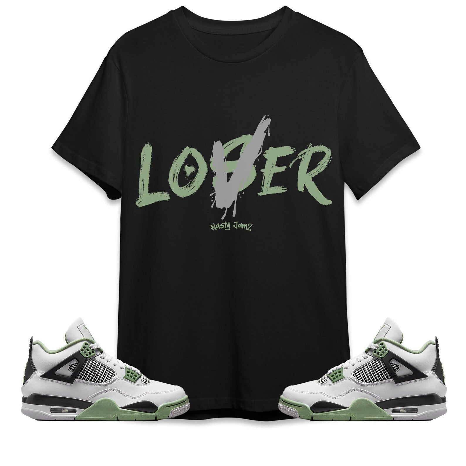 Loser Lover Unisex Shirt Match Jordan 4 Seafoam Oil Green T-Shirt, Sneaker Match Tee