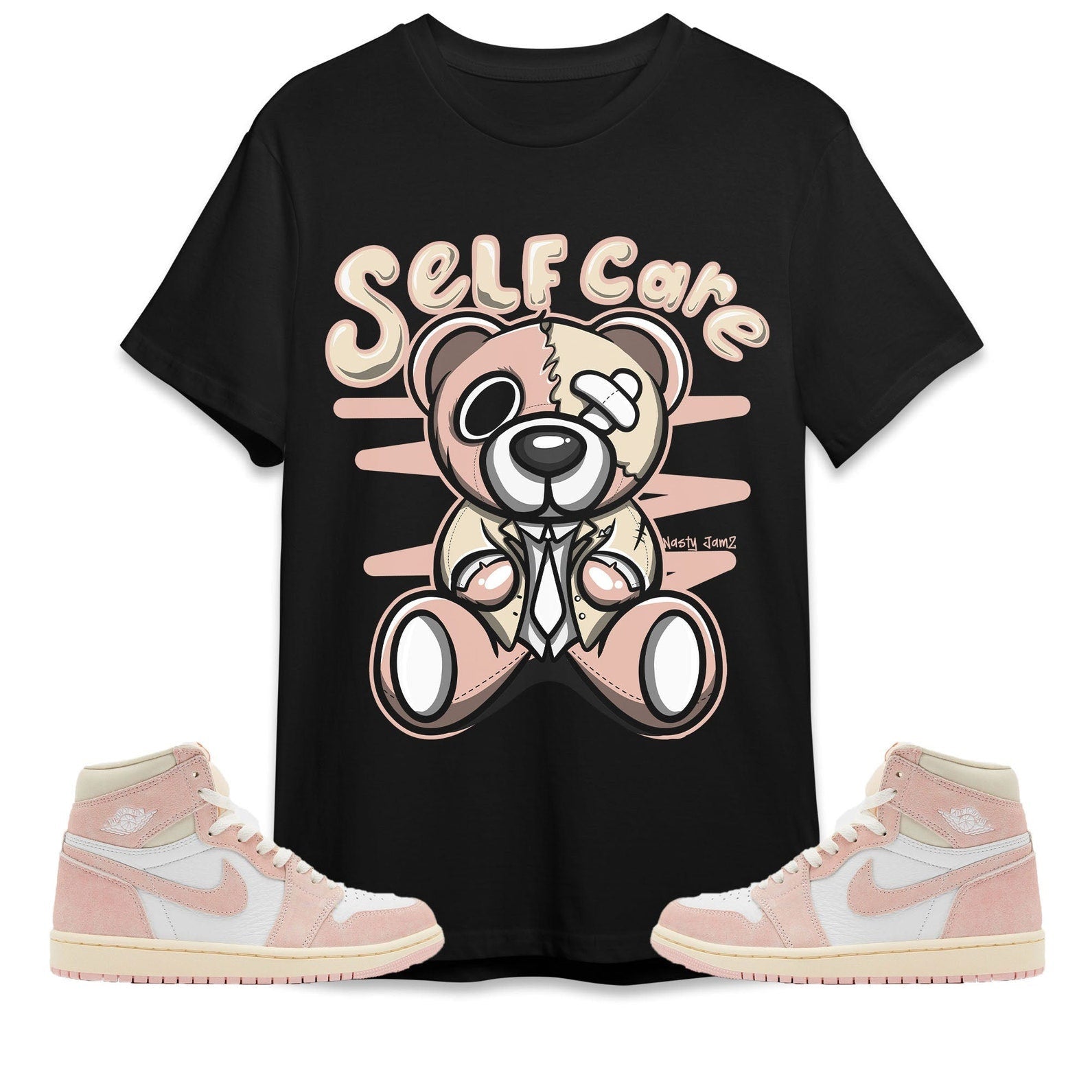 Self Care BER Unisex Shirt Match Jordan 1 OG Washed Pink T-Shirt, Sneaker Match Tee