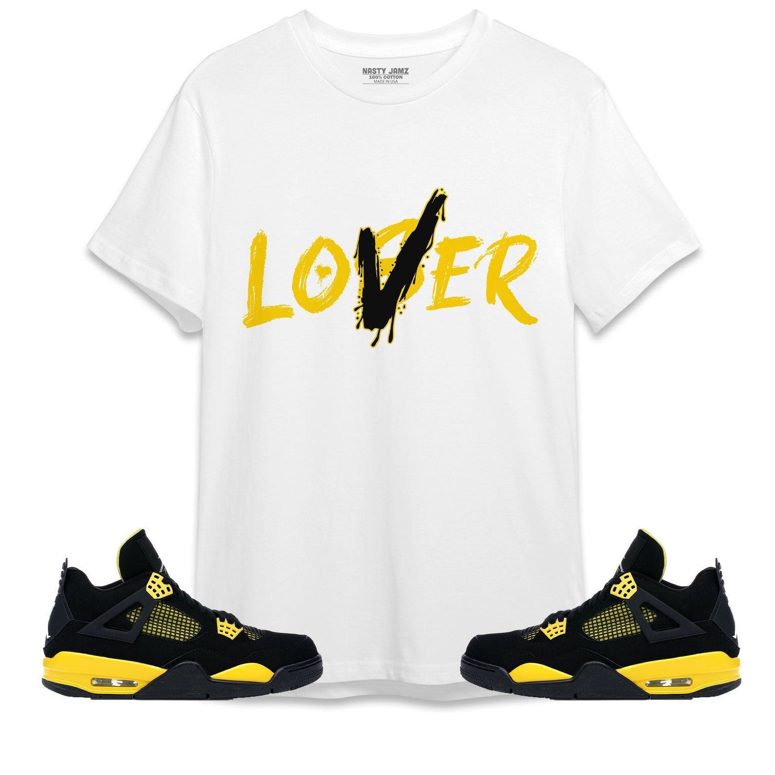 Loser Lover Unisex Shirt Match Jordan 4 Thunder T-Shirt, Sneaker Match Tee