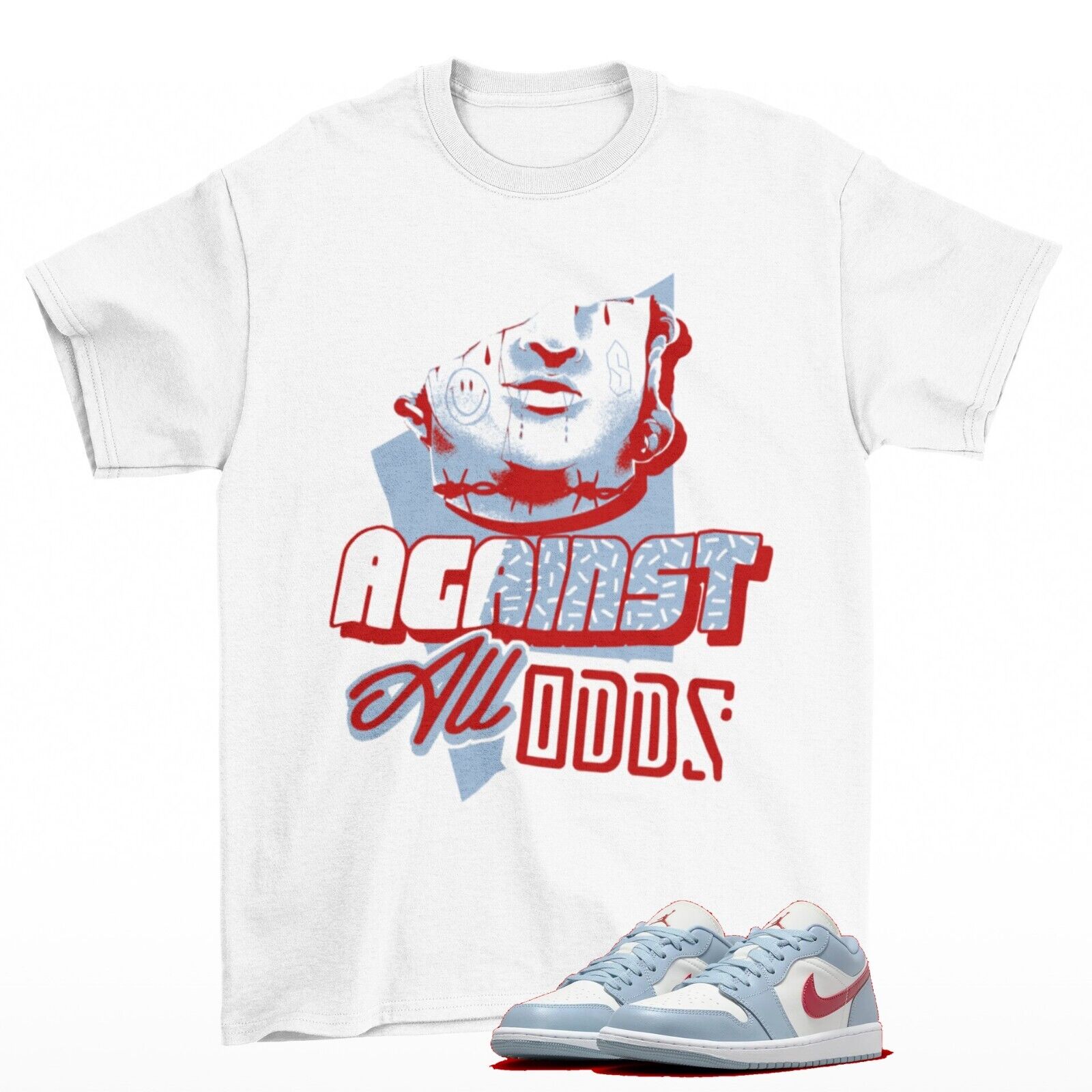 God Plug Shirt Made to Match Jordan 4 Retro Sashiko Deep Ocean T-Shirt, Sneaker Match Tee