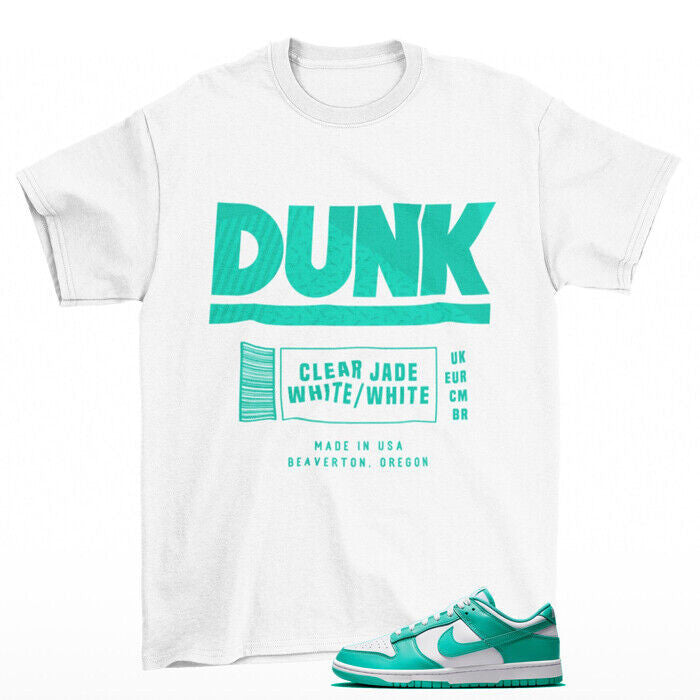 Hustle Sneaker Shirt Made To Match Dunks High White Picante Red T-Shirt, Sneaker Match Tee