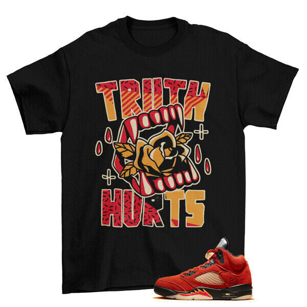 We Outside Sneaker Shirt Made To Match Dunks High White Picante Red T-Shirt, Sneaker Match Tee
