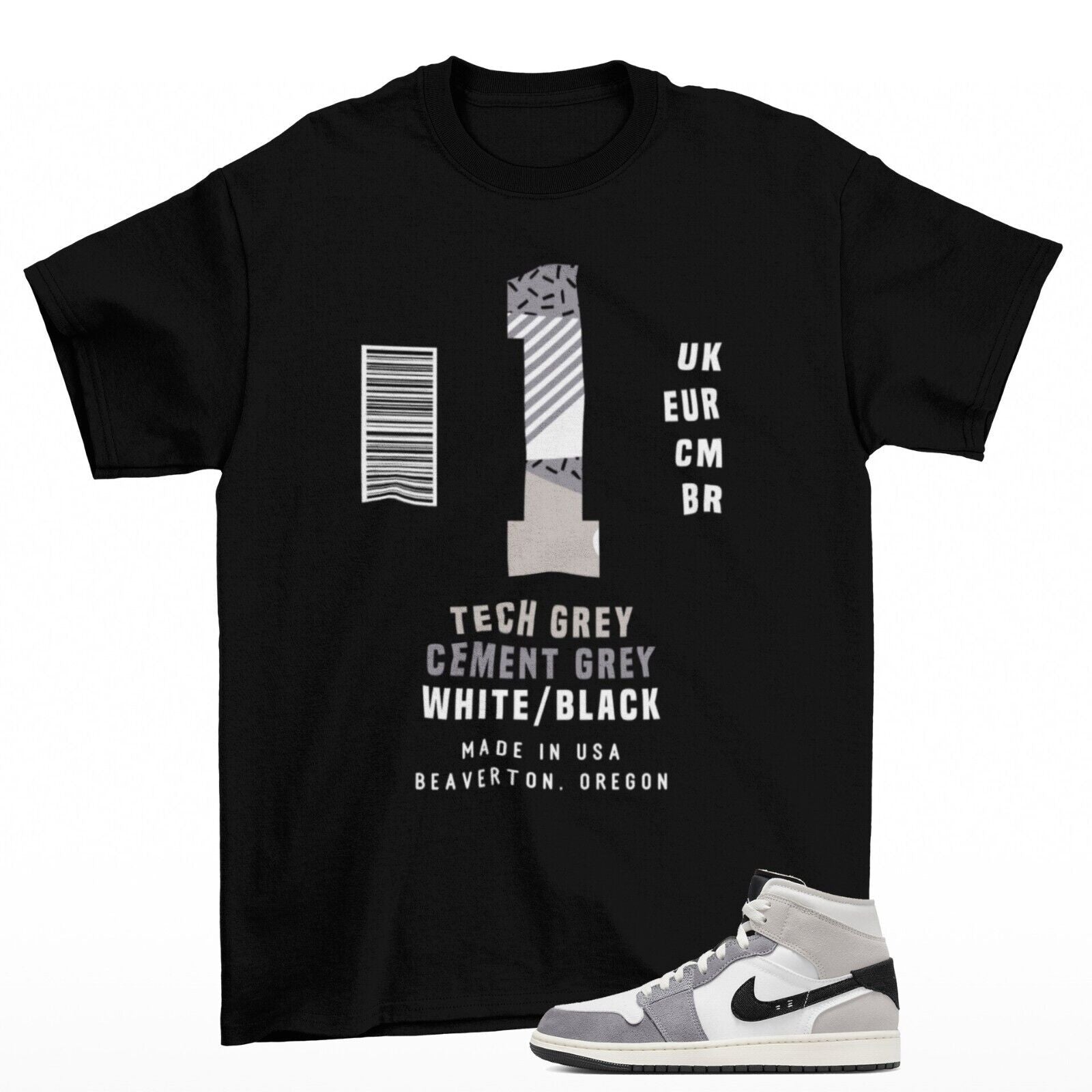 Rich Man Sailor Unisex Tees Jordan 4 Bred Reimagined to match Sneaker, Outfit back to school T-Shirt, Sneaker Match Tee