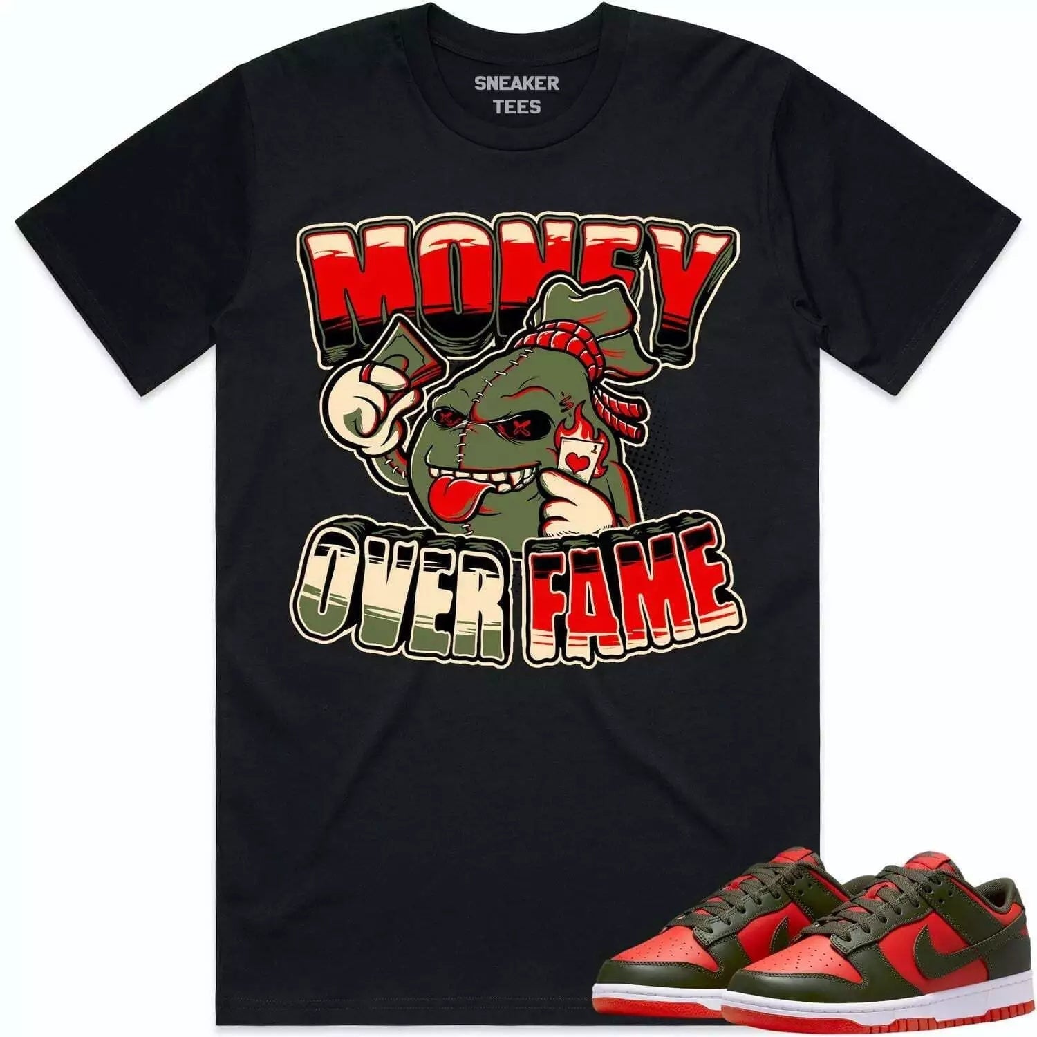 Cat And Mouse Sneakers Unisex Tees Jordan 3 Craft Ivory to match Sneaker, Outfit Back to school Jordan T-Shirt, Sneaker Match Tee