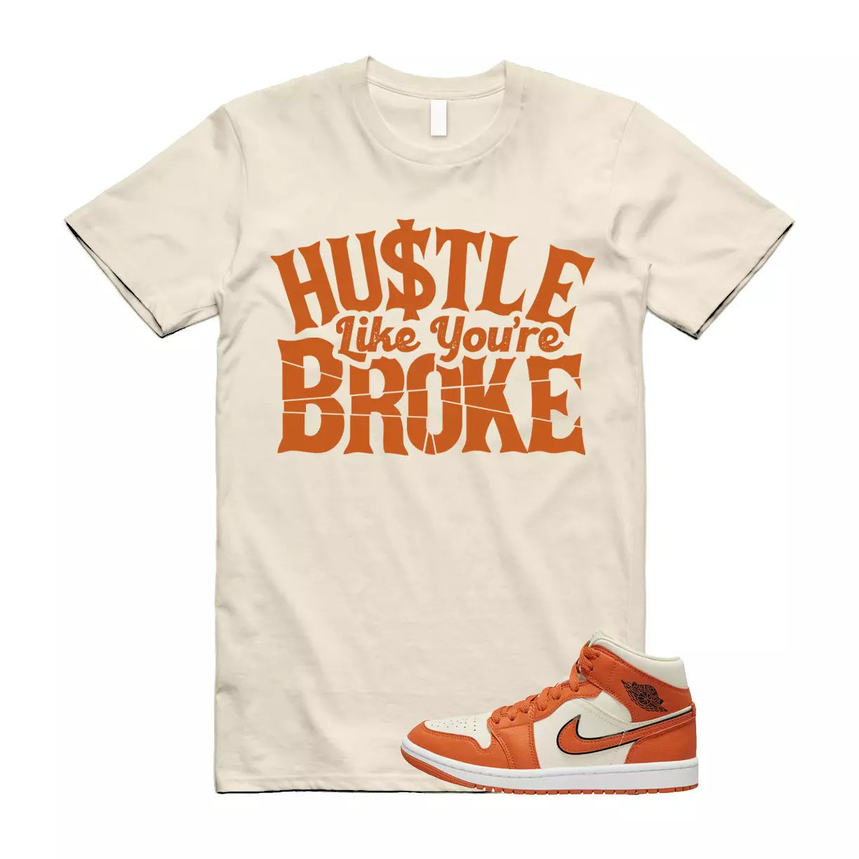 Rags To Riches T-shirt Made To Match Jordan 1 Retro High Metallic Gold T-Shirt, Sneaker Match Tee