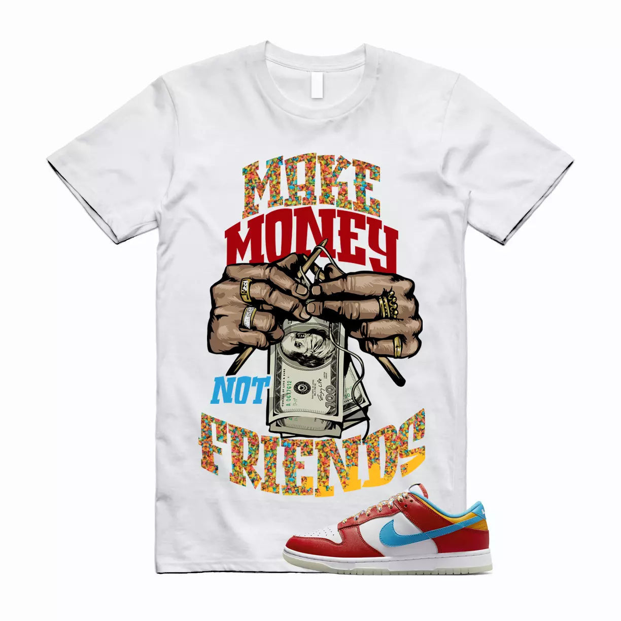 Onen T-shirt Made To Match Air Max 95 NRG LeBron Lakers CZ3624-001 T-Shirt, Sneaker Match Tee