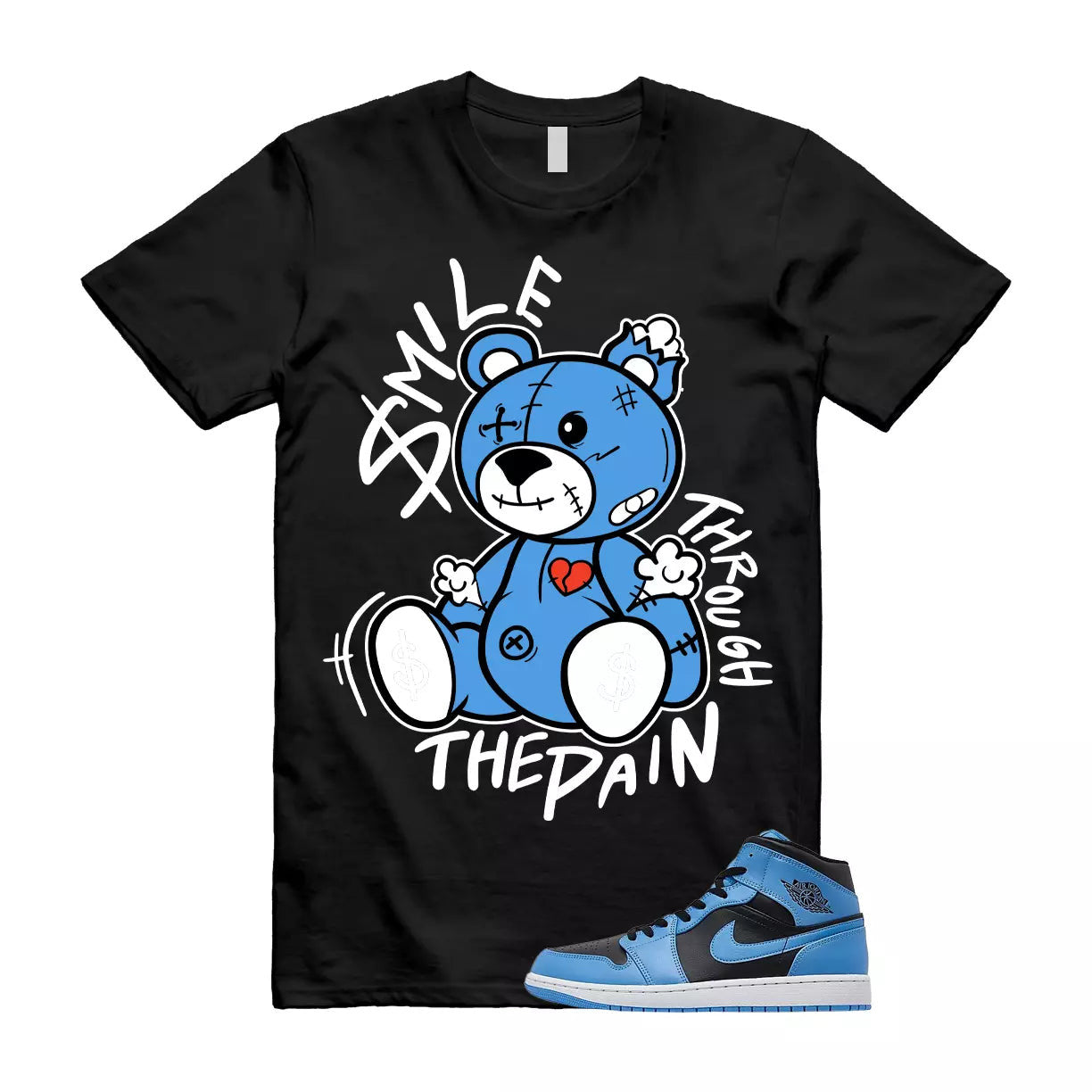 Trap Rabbit T-shirt Made To Match Jordan 1 Retro High Shattered Backboard 3.0 555088-028 T-Shirt, Sneaker Match Tee