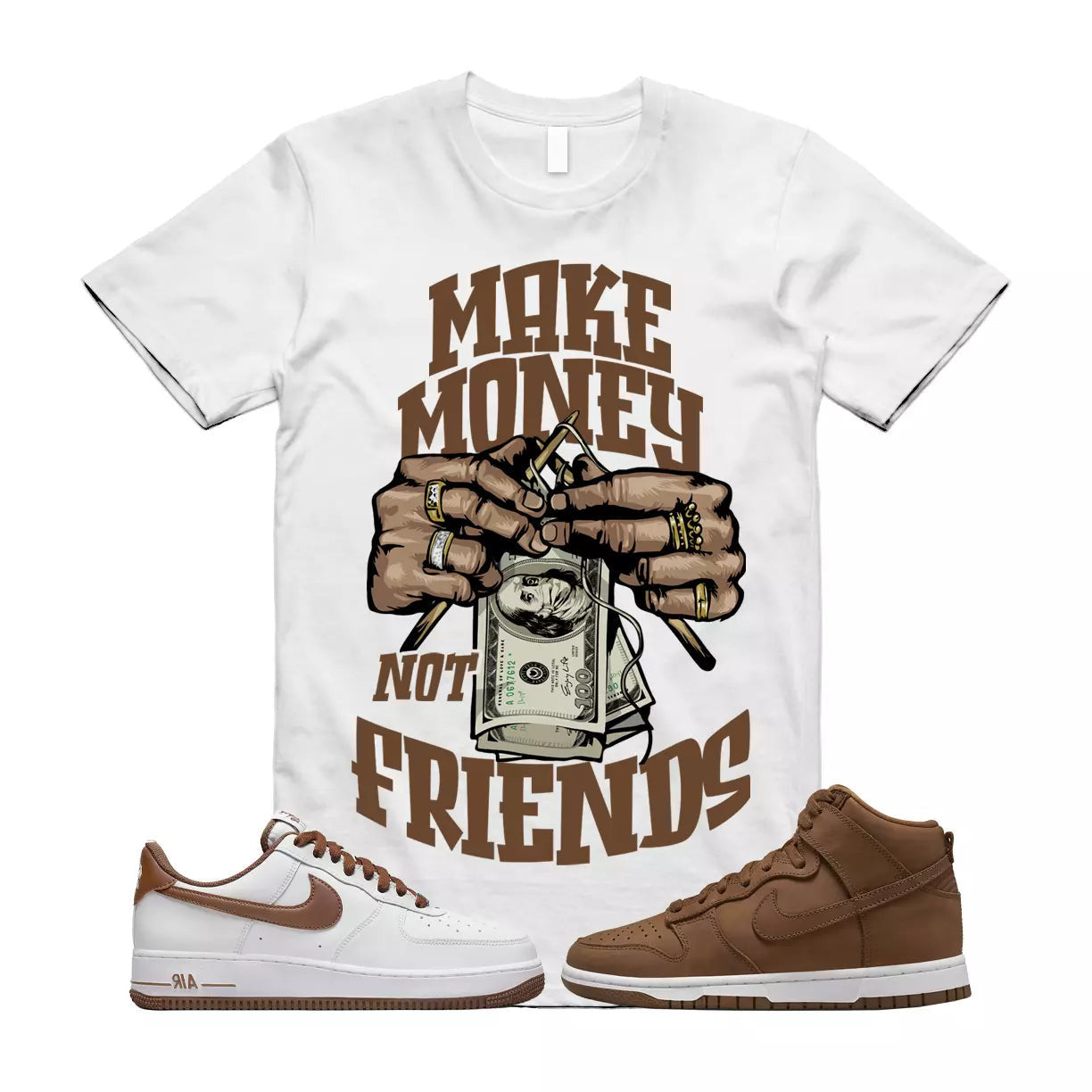 H for Hustle Sneaker T-shirt Made To Match Jordan 13 Retro Starfish T-Shirt, Sneaker Match Tee