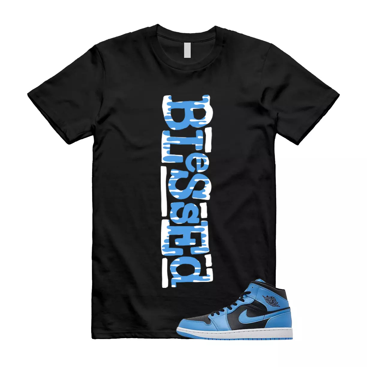 Hold My Own T-shirt Made To Match Jordan 1 Mid Paint Drip T-Shirt, Sneaker Match Tee