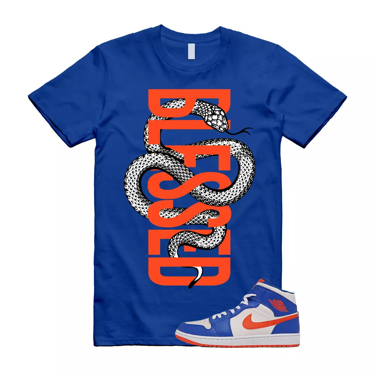 Blessed Shirt Made To Match Jordan 1 Retro Volt Gold T-Shirt, Sneaker Match Tee