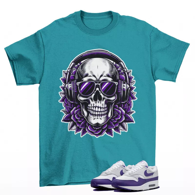 Money Talk Bear Unisex Shirt Made to Match Jordan 1s Mid Purple Black T-Shirt, Sneaker Match Tee