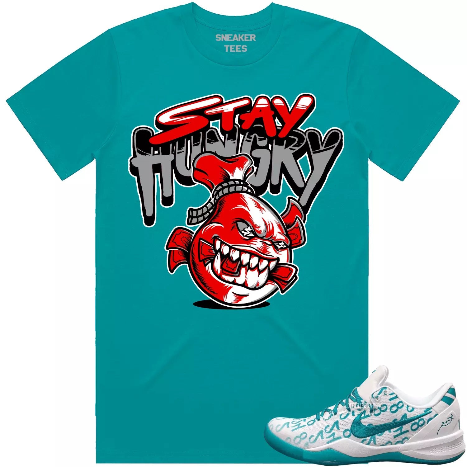 H for Hustle T-Shirt Made to Match Foamposite T-Shirt, Sneaker Match Tee