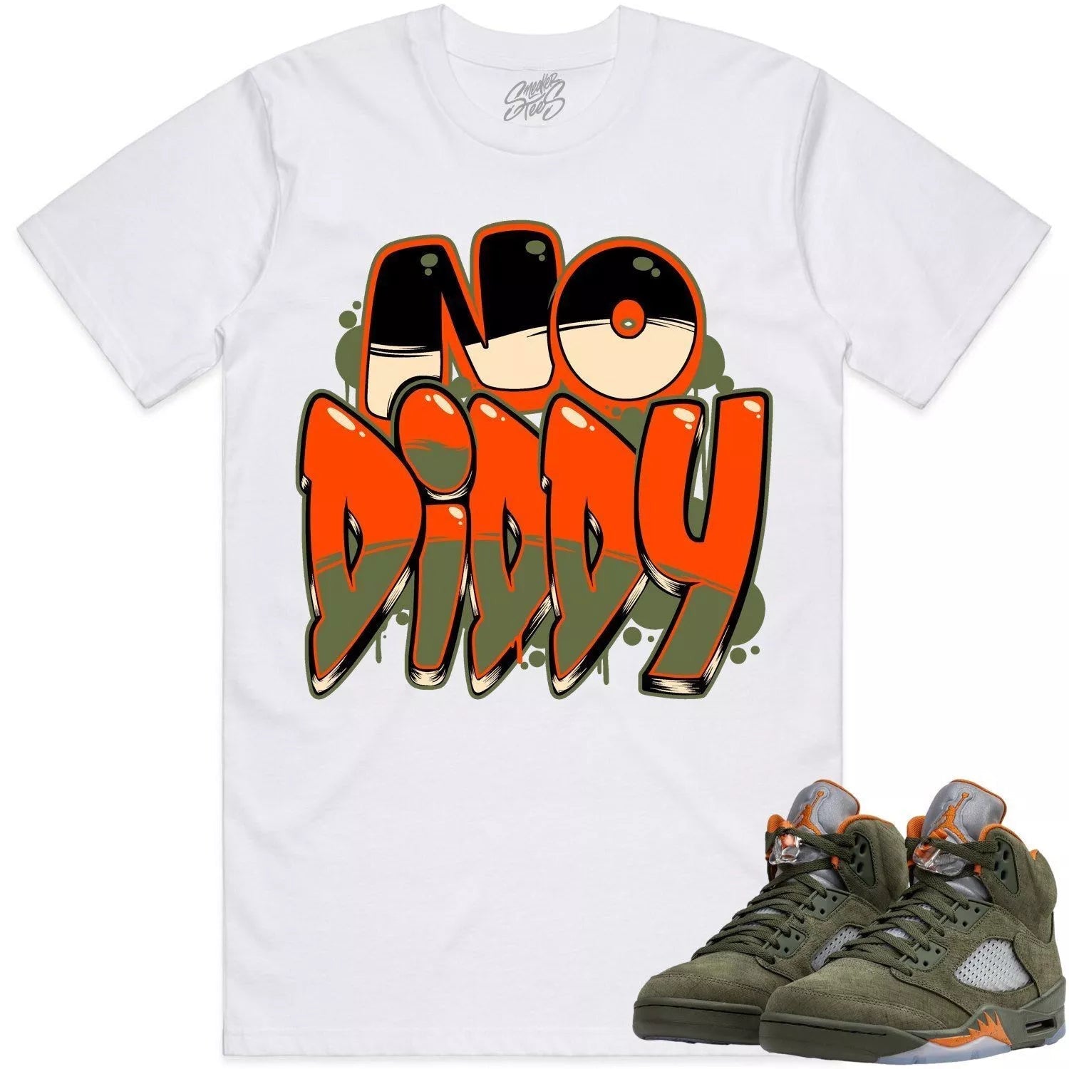 Melting Heart Sneaker Shirt Made To Match Dunks High White Picante Red T-Shirt, Sneaker Match Tee
