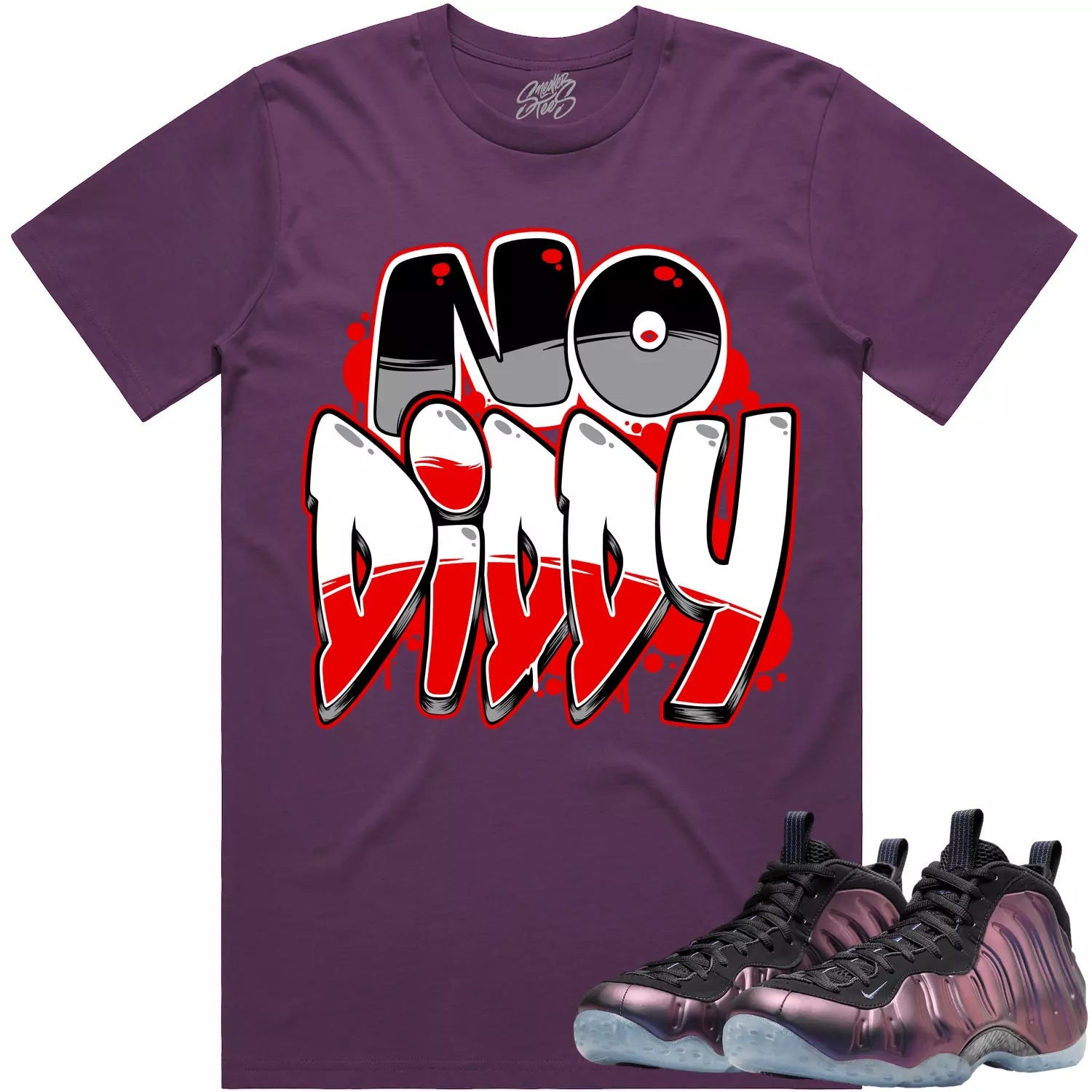 Libra Sneaker Shirt Made To Match Dunks High White Picante Red T-Shirt, Sneaker Match Tee
