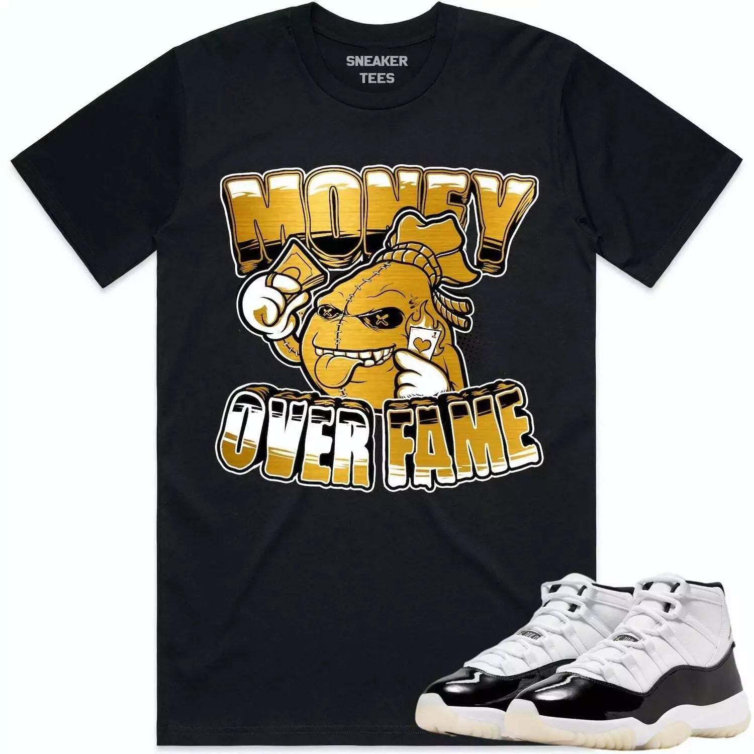 Lover/Loser Sneaker Shirt Made To Match Dunks High White Picante Red T-Shirt, Sneaker Match Tee