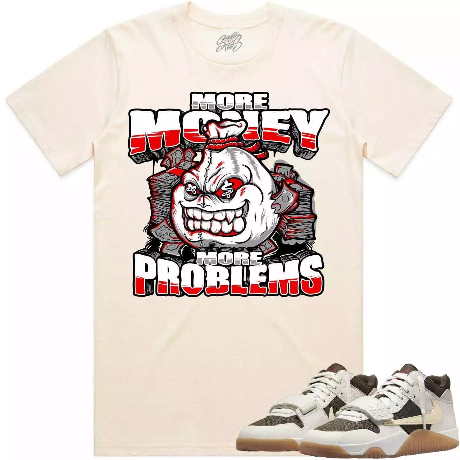Money Talk T-Shirt Match Jordan 4 Lightning T-Shirt, Sneaker Match Tee