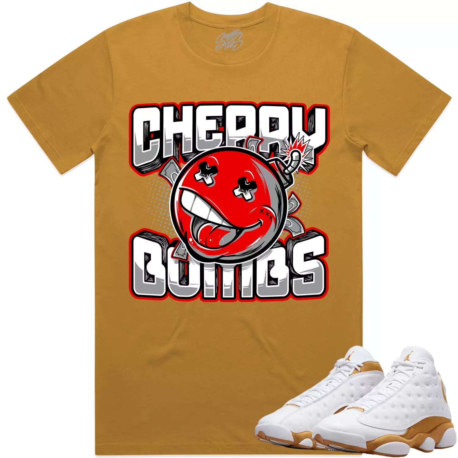 No Fake Friends Shirt Made To Match Dunks High White Picante Red T-Shirt, Sneaker Match Tee