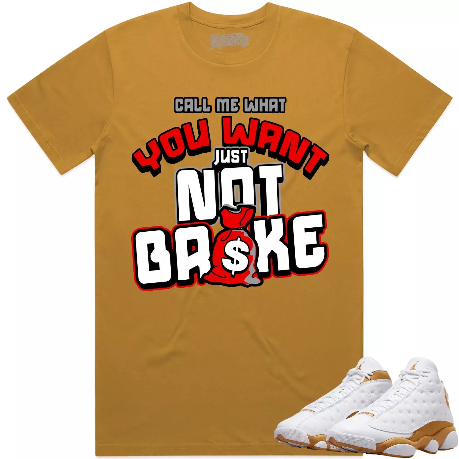 Philly Sneaker Shirt Made To Match Dunks High White Picante Red T-Shirt, Sneaker Match Tee
