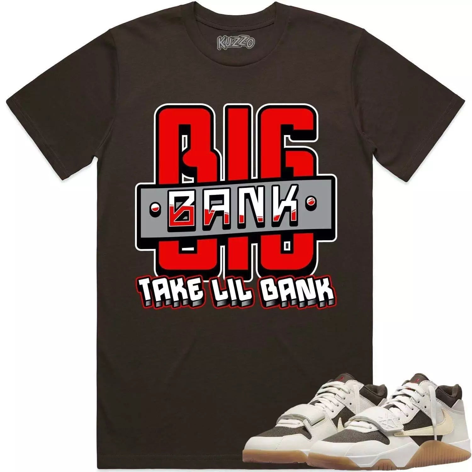 Respect The Hustle Sneaker Shirt Made To Match Dunks High White Picante Red T-Shirt, Sneaker Match Tee