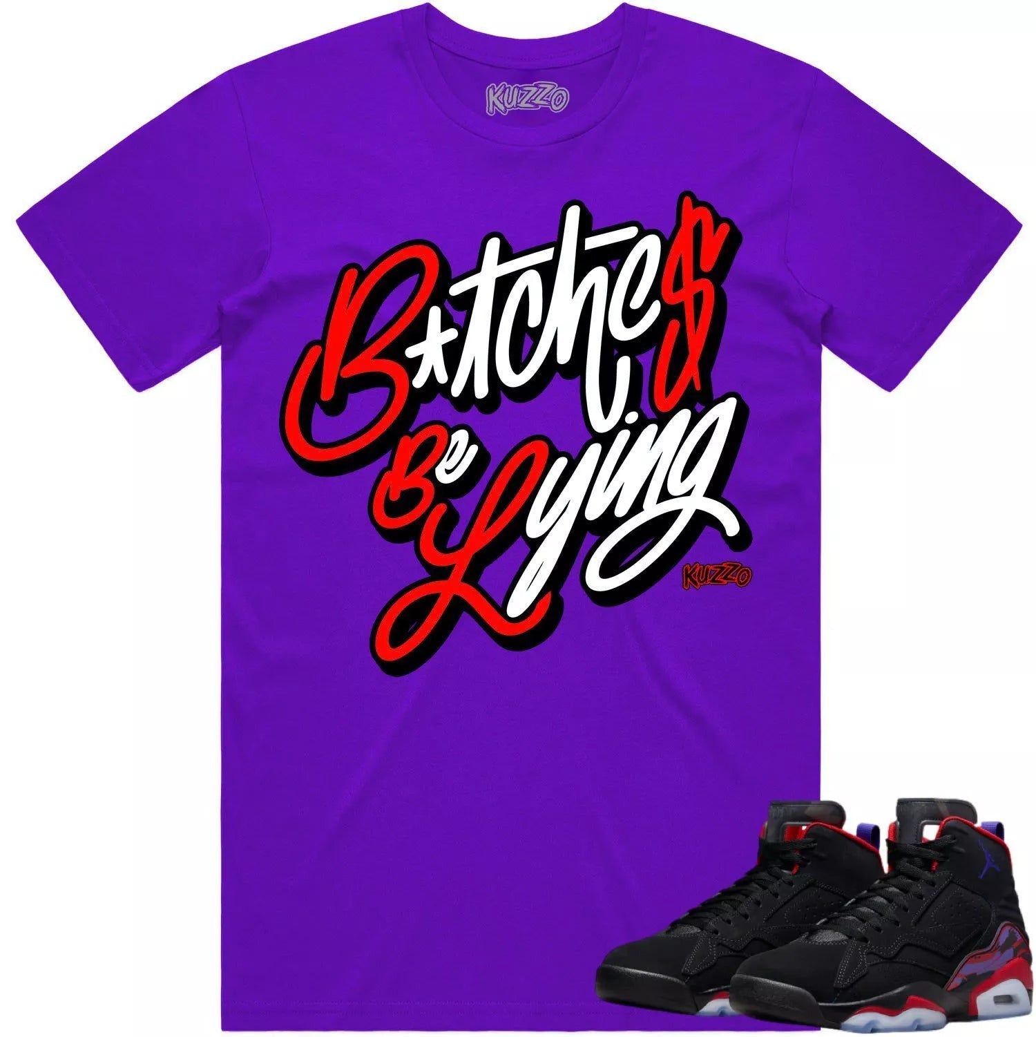 Money Talk Bear Sneaker Shirt Made To Match Dunks High White Picante Red T-Shirt, Sneaker Match Tee