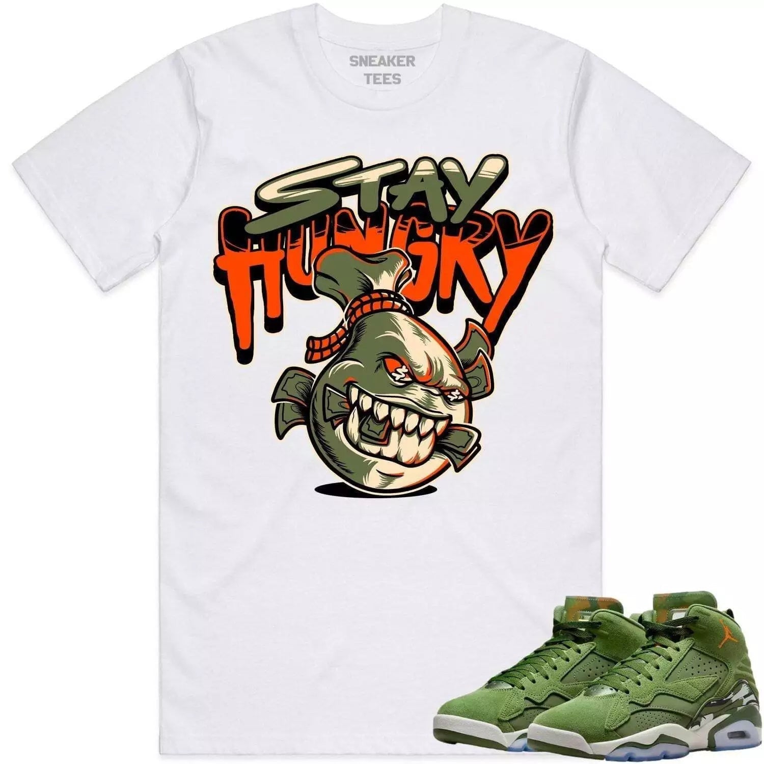 H for Hustle Matching Shirt Made for Jordan1s Retro High OG Volt Gold T-Shirt, Sneaker Match Tee