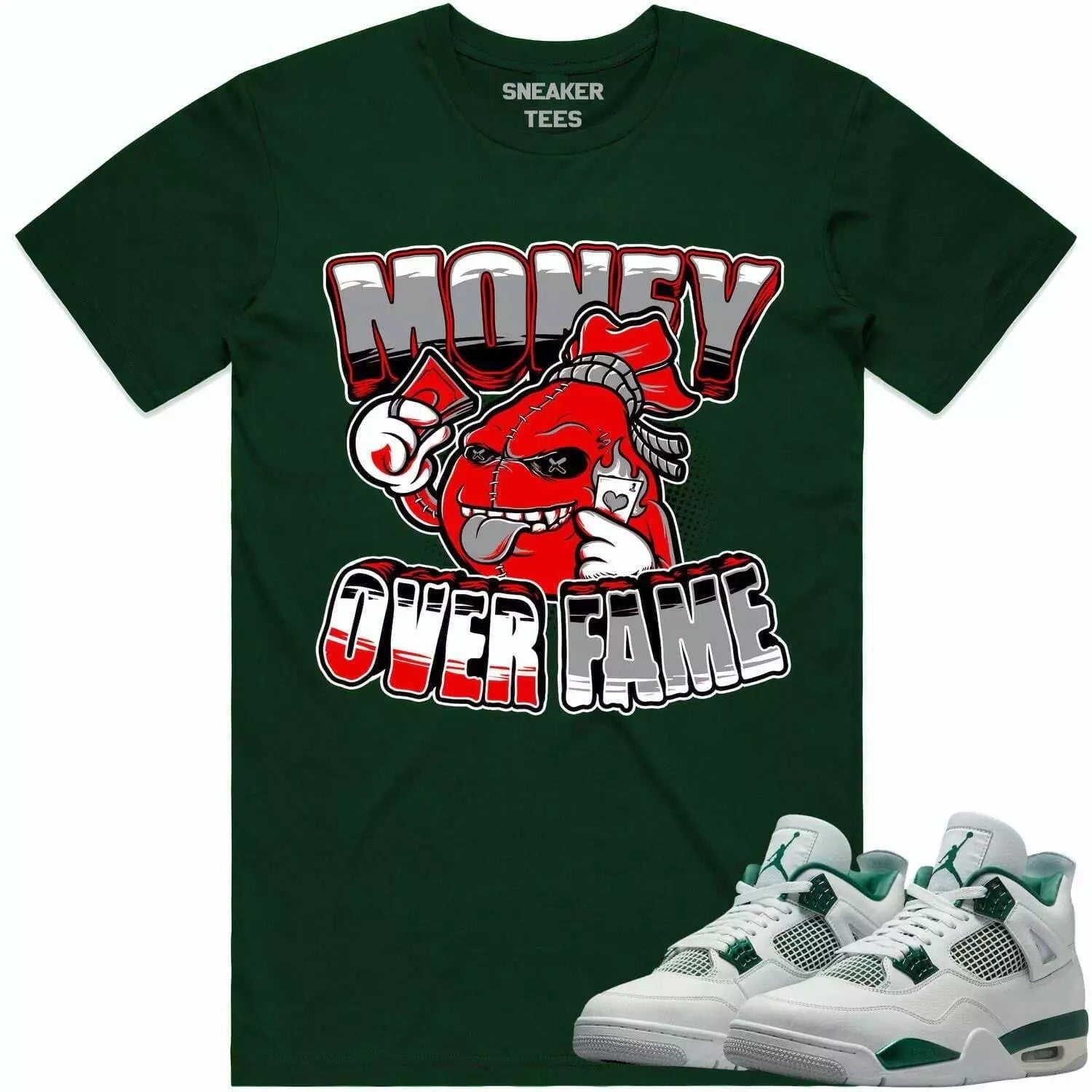 Chicago T-shirt Match Jordan 3 Pine Green T-Shirt, Sneaker Match Tee