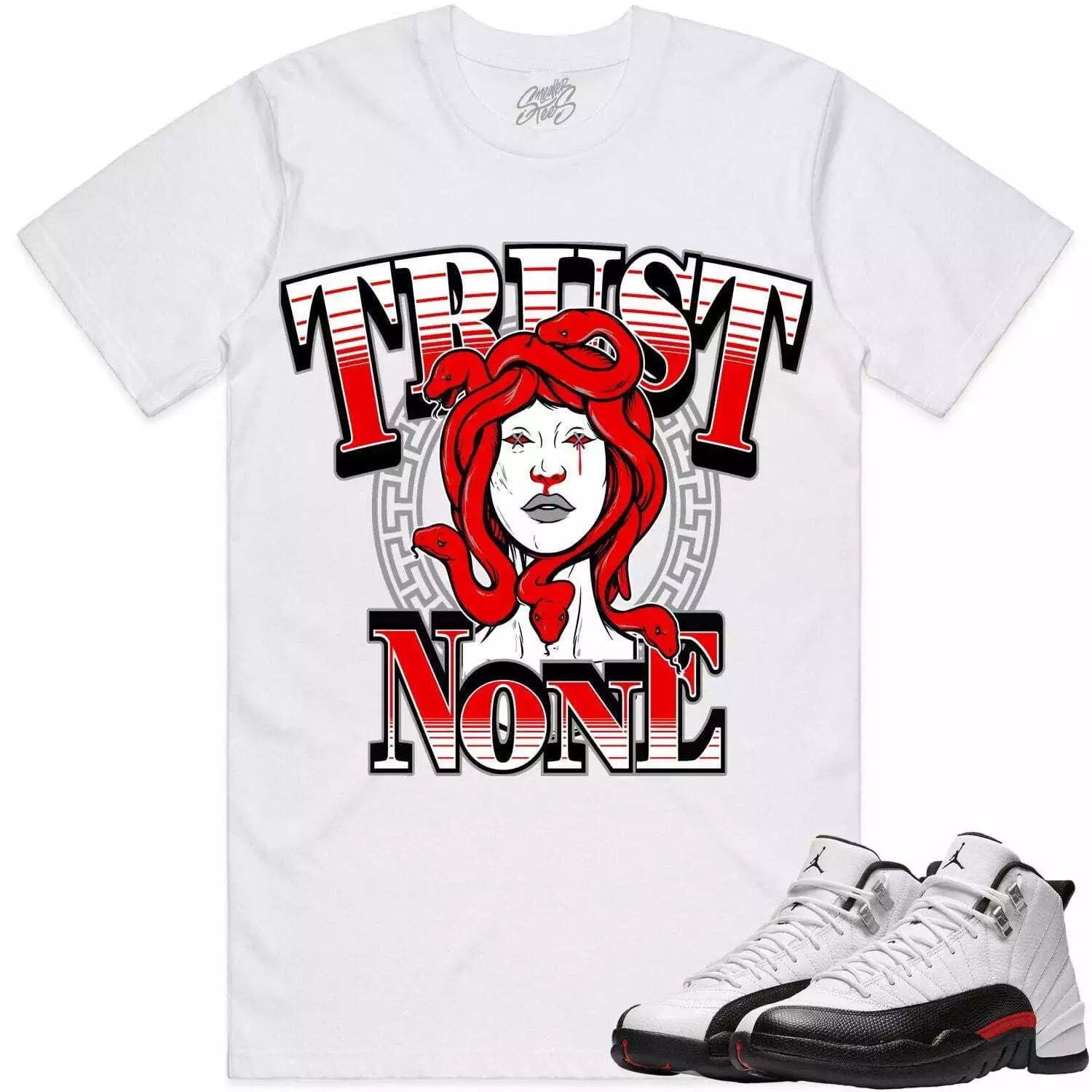 Only Bands Sneaker Shirt Made to Match Jordan 1s Low OG Voodoo T-Shirt, Sneaker Match Tee