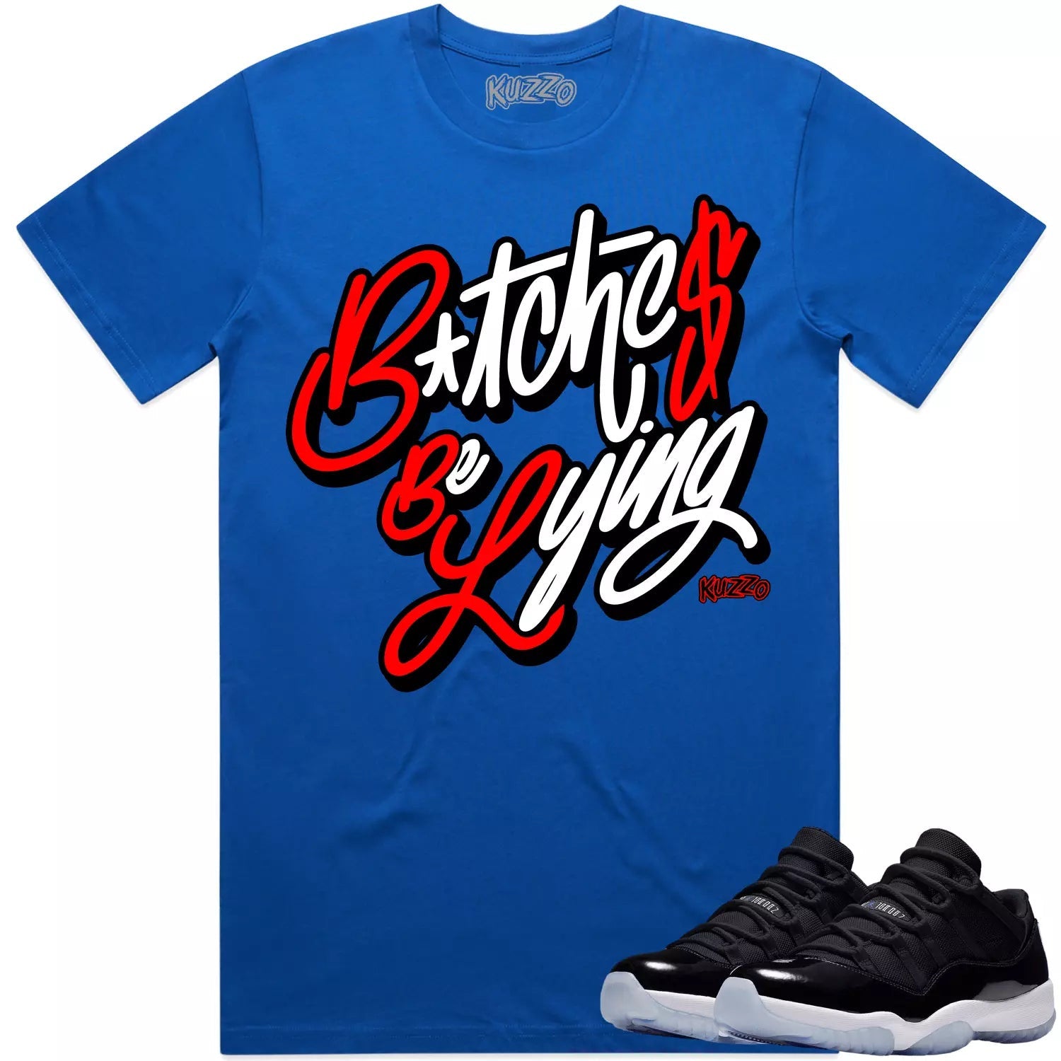 Box Label Playoff Shirt to Match Jordan 12 Playoff CT8013-006 / Black T-Shirt, Sneaker Match Tee