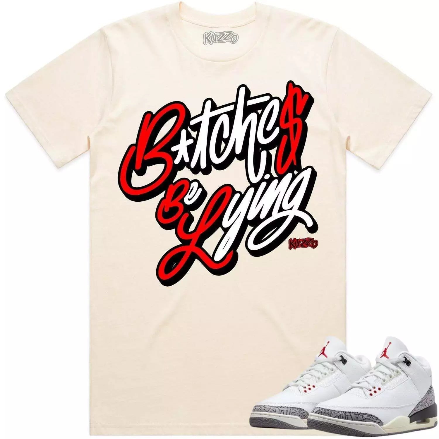 Sneaker Label Playoff Shirt to Match Jordan 12 Playoff CT8013-006 / Black T-Shirt, Sneaker Match Tee