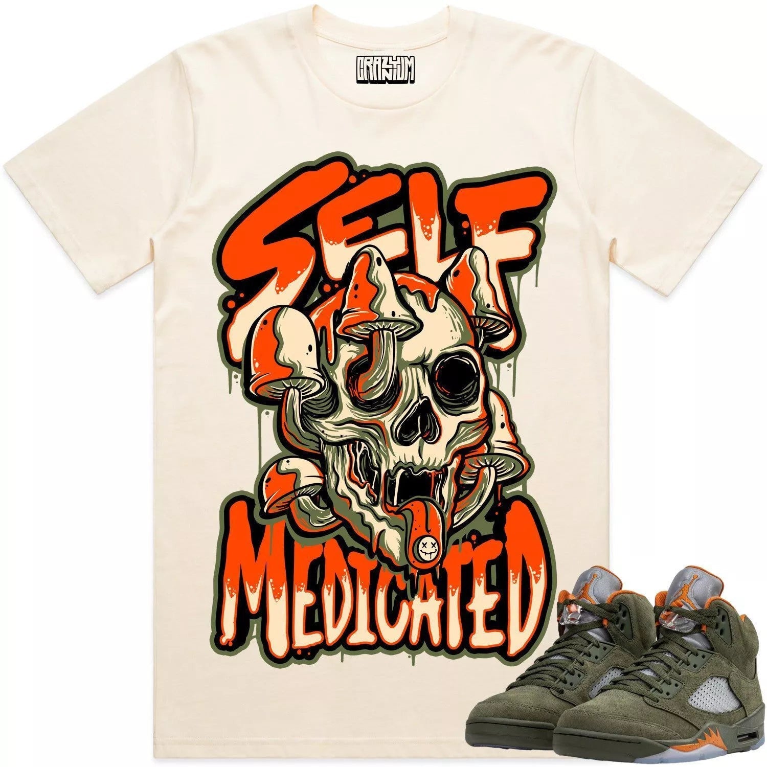 Box Label Bred Shirt to Match Jordan 1 Low Bred Toe 553558-612 / Black T-Shirt, Sneaker Match Tee