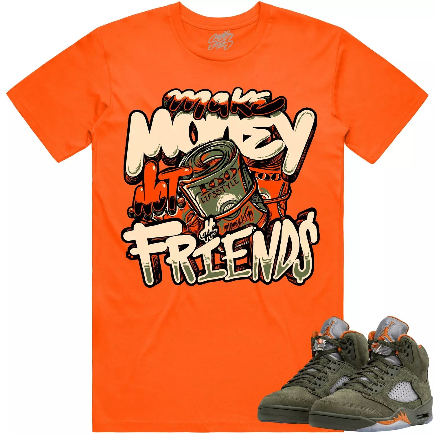 Box Label Shirt Black to Match Jordan 3 Retro Patchwork Camo DO1830-200 T-Shirt, Sneaker Match Tee