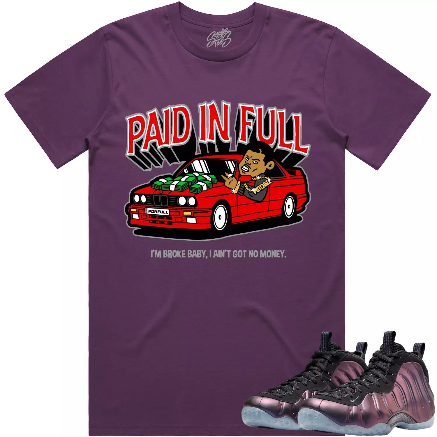 Box Label Shirt Black to Match Air Jordan 3 Pine Green CT8532-030 T-Shirt, Sneaker Match Tee