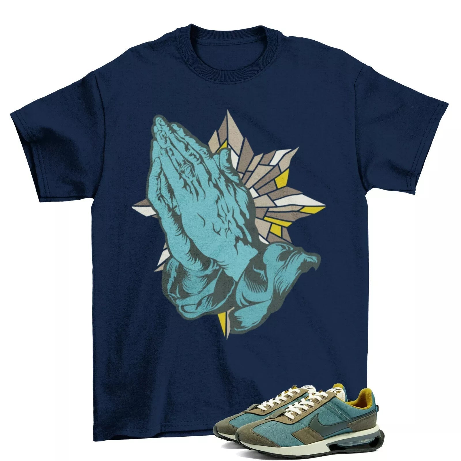 Sneaker L Shirt to Match Air Max BW Los Angeles DM6444-001 / Black T-Shirt, Sneaker Match Tee