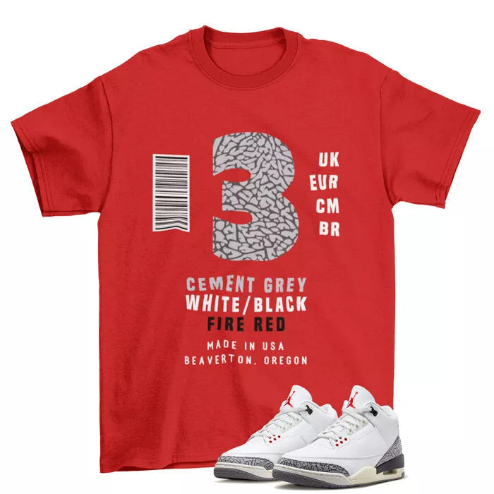 Box Label Shirt to Match Air Jordan 12 Utility Grind DC1062-006 T-Shirt, Sneaker Match Tee