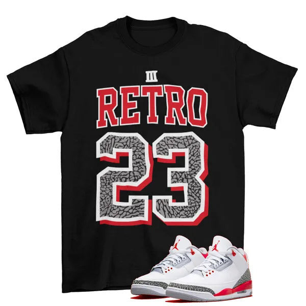 Box Label Shirt Black to Match Air Jordan 6 Bordeaux CT8529-063 T-Shirt, Sneaker Match Tee