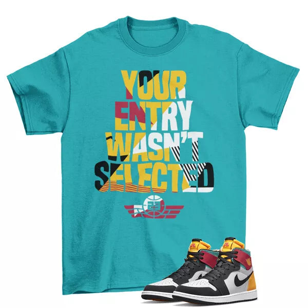 Sneaker L Shirt to Match Jordan 1 Zoom CMFT Multicolor CT0978-016 T-Shirt, Sneaker Match Tee