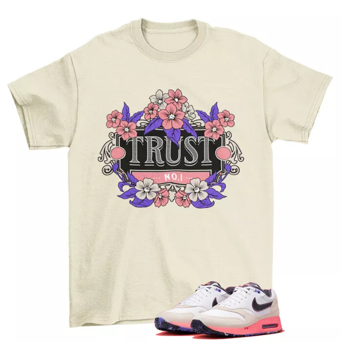 Trust Shirt Tan to Match Air Max 1 OG Golf Periwinkle DX8437-106 T-Shirt, Sneaker Match Tee
