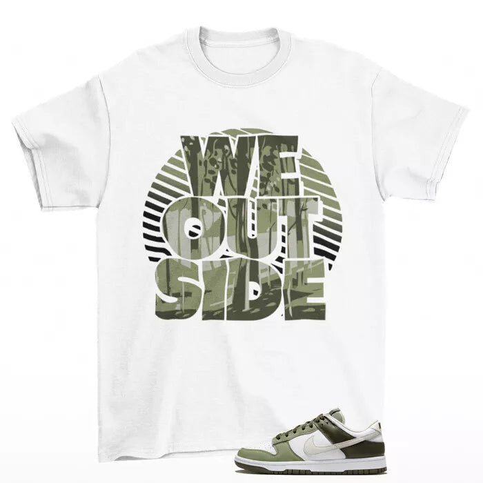 Jay All Day Shirt White to Match Jordan 1 Low OG Gorge Green CZ0775-036 T-Shirt, Sneaker Match Tee
