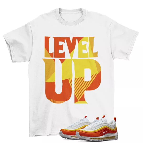 Level Up Shirt to Match Air Max 97 Athletic Club Rush Orange / DQ8237-800 T-Shirt, Sneaker Match Tee