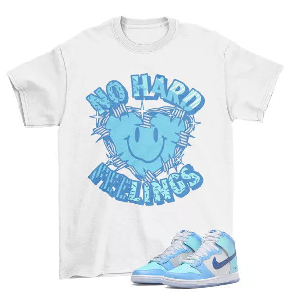 No Hard Feelings White Shirt to Match Dunk High I Got Next / DV2130-400 T-Shirt, Sneaker Match Tee