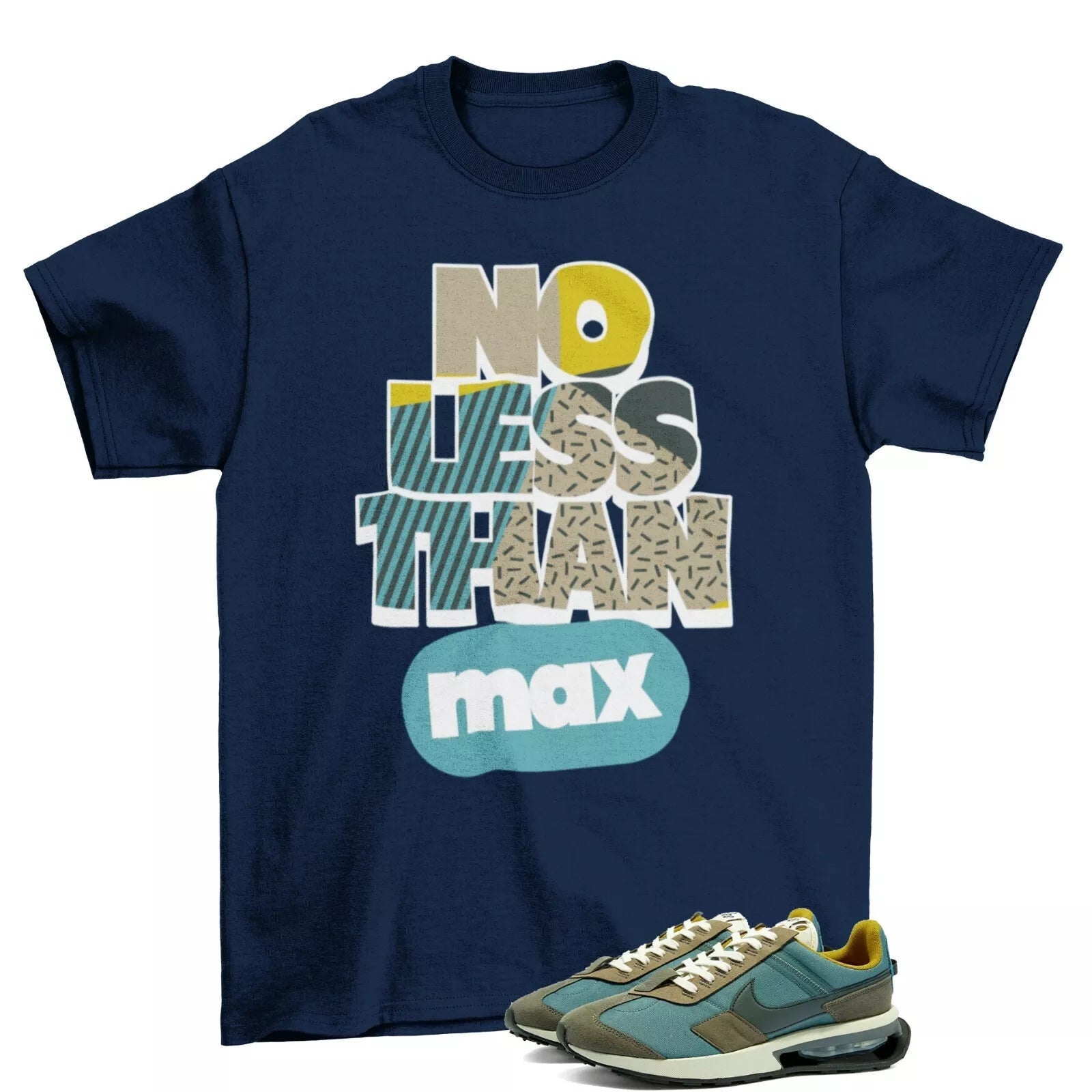 Say Less Shirt Navy to Match Air Max Pre Day Hasta Anthracite / DC5330-301 T-Shirt, Sneaker Match Tee