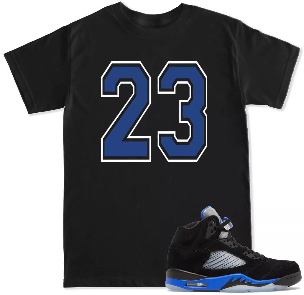GOT EM Racer Blue Retro 5 2022 T Shirt to match with Air Jordan shoes T-Shirt, Sneaker Match Tee