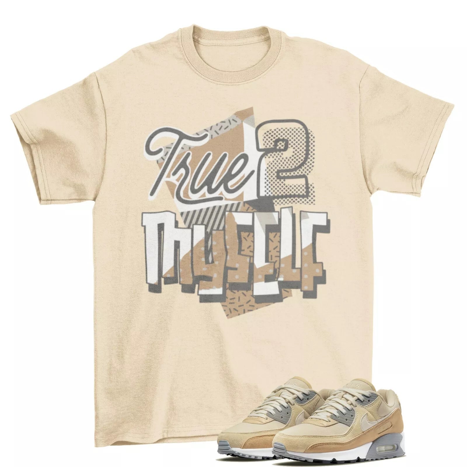 Stay True Sand Drift Shirt to Air Max 90 Premium Hemp Sand Drift / DA1641 201 T-Shirt, Sneaker Match Tee