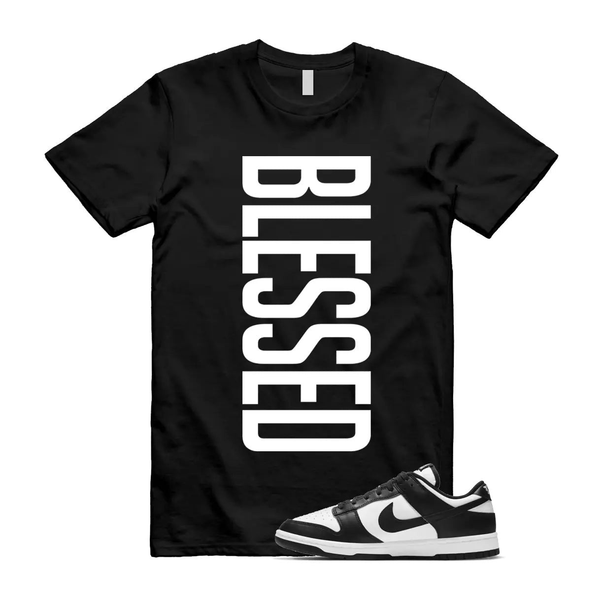 Dunk Panda White Black Low Retro Classic Traditional T Shirt Match VERTBLS T-Shirt, Sneaker Match Tee