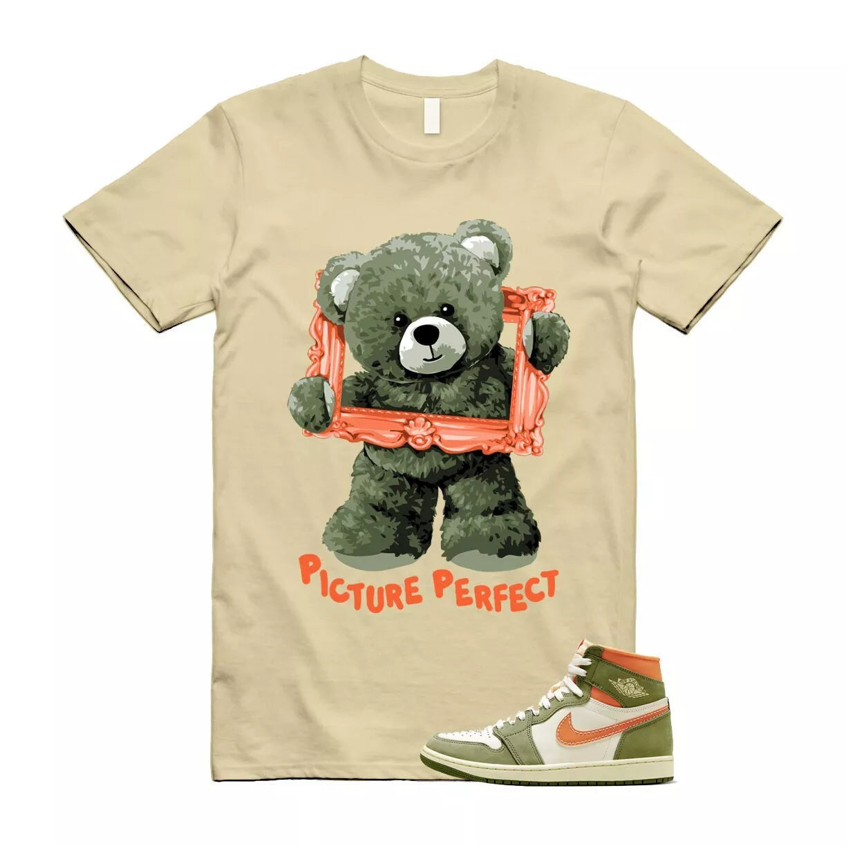 Craft Celadon 1 Sky J Light Olive Bright Mandarin Coconut Milk T Shirt Match PIC T-Shirt, Sneaker Match Tee