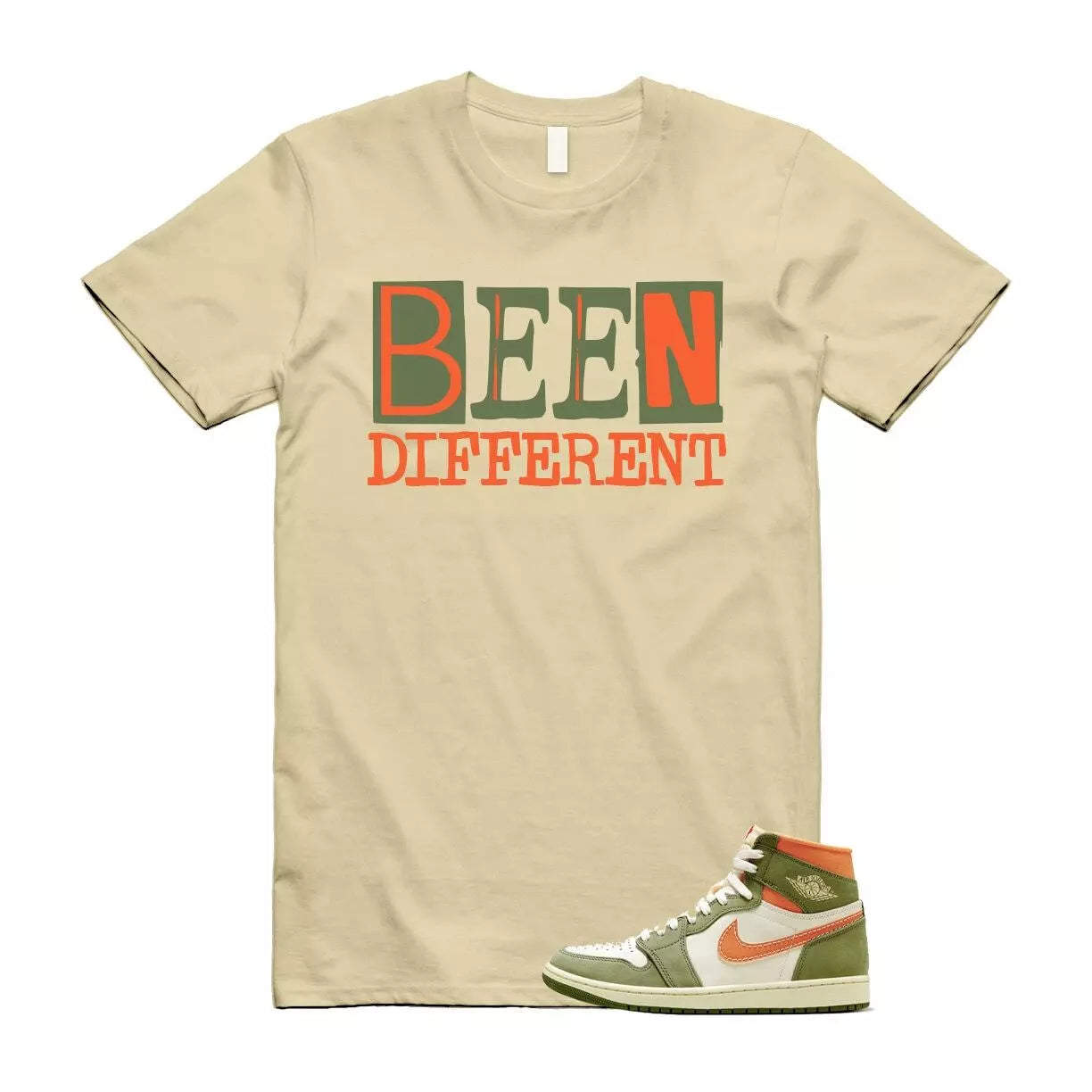 Craft Celadon 1 Sky J Olive Bright Mandarin Coconut Milk T Shirt Match BEEN T-Shirt, Sneaker Match Tee