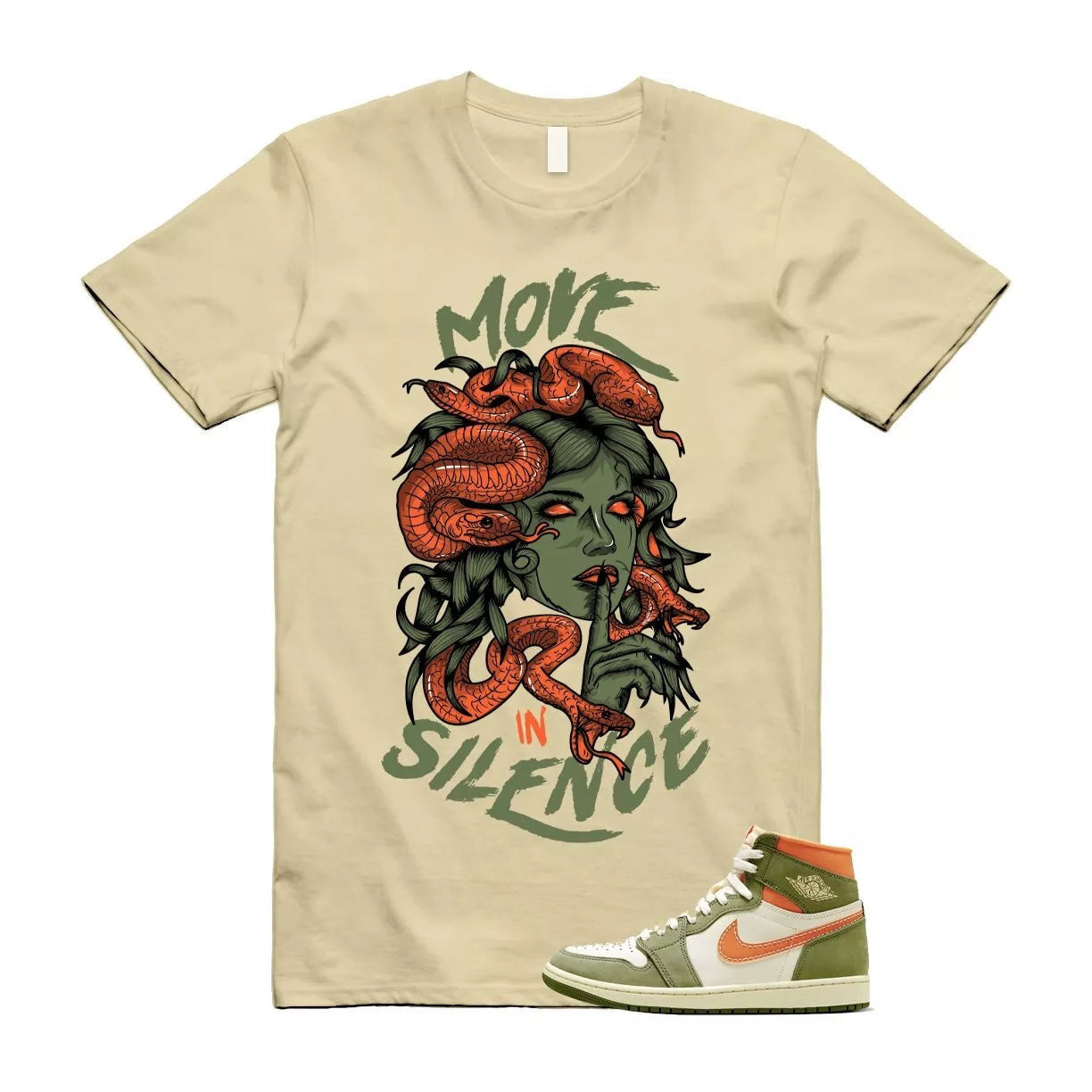 Craft Celadon 1 Sky J Light Olive Bright Mandarin Coconut Milk T Shirt Match MIS T-Shirt, Sneaker Match Tee