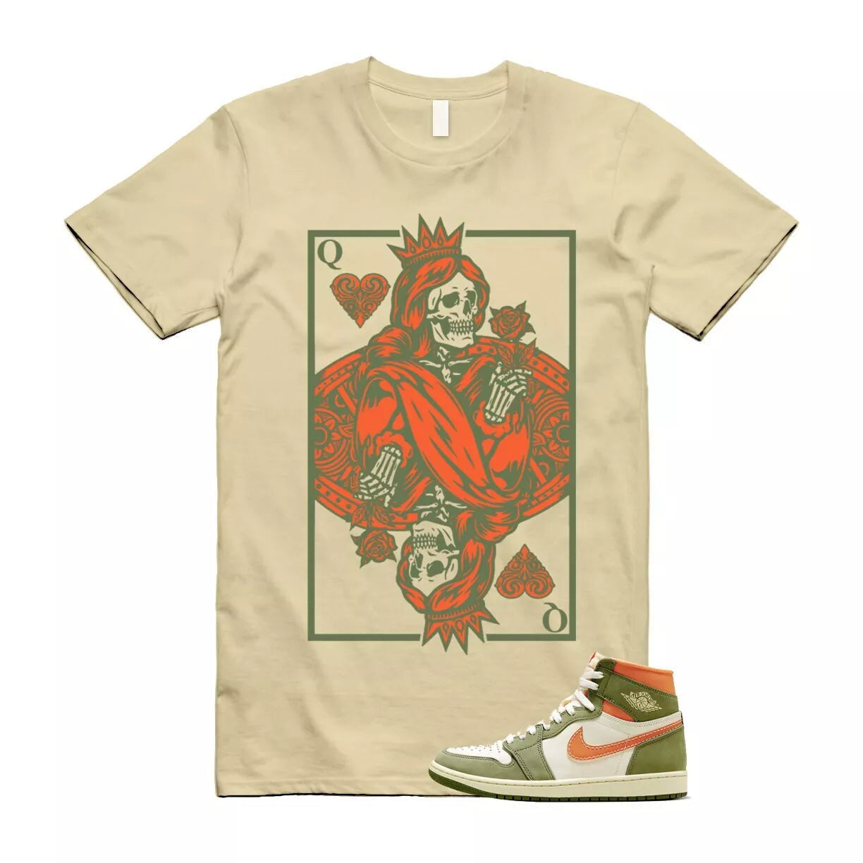 Craft Celadon 1 Sky J Light Olive Bright Mandarin Coconut Milk T Shirt Match QC T-Shirt, Sneaker Match Tee
